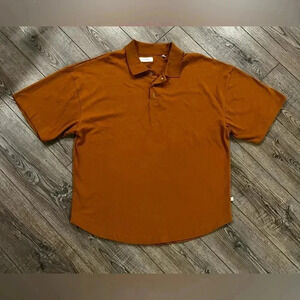 Standard/cloth mens medium short pumpkin/brown